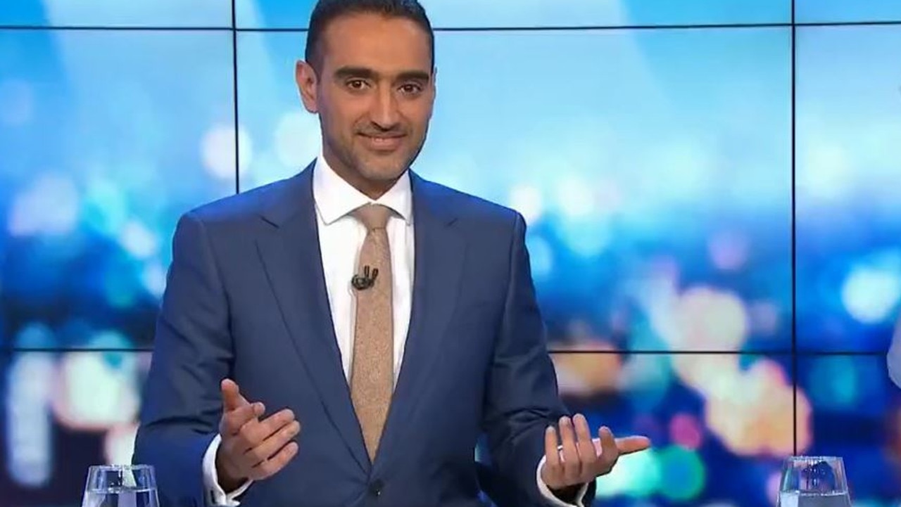 But Waleed Aly wasn’t buying it. Picture: Channel 10