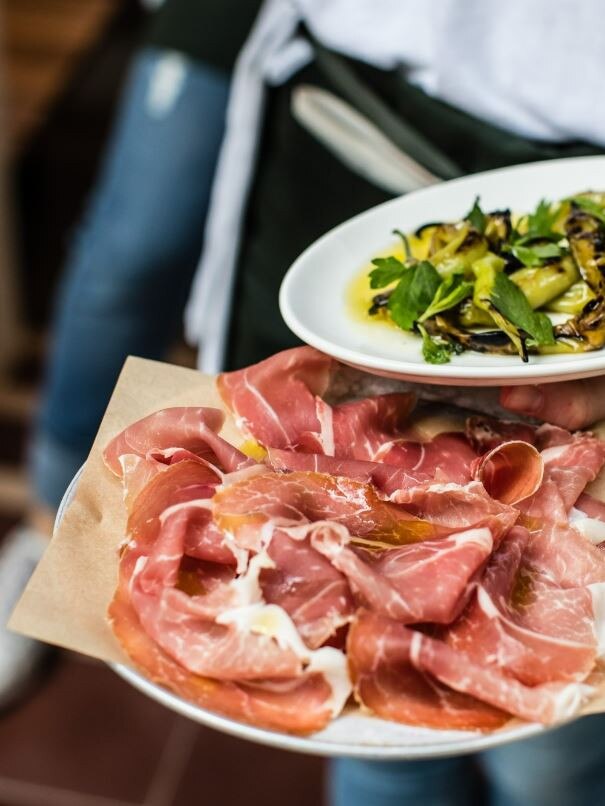 Cured meat and peppers served at Merivale’s Totti’s. Picture: Instagram