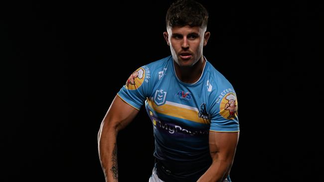 Gold Coast Titans halfback Toby Sexton. Picture: Titans Media.