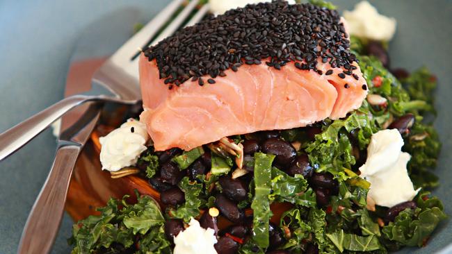 The Preview’s salmon salad. Picture: Adam Yip