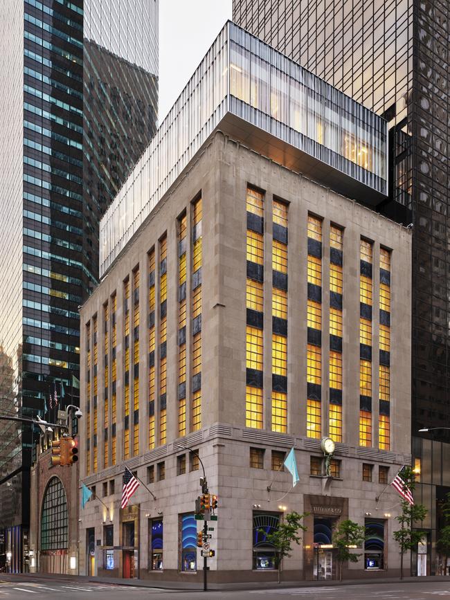 The newly renovated Tiffany & Co. store in NYC