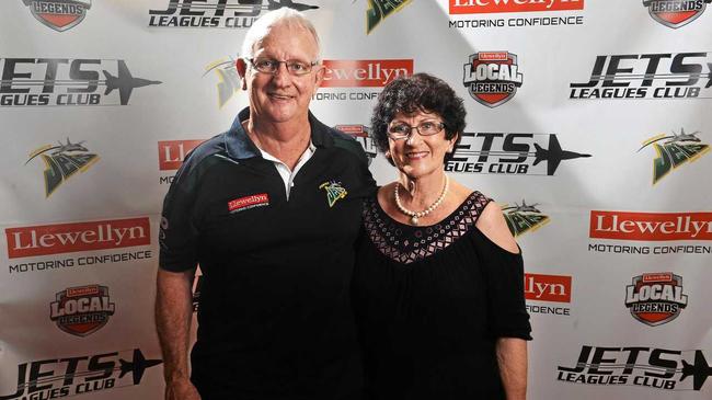 Popular Jets couple Jim and Dot Landy. Picture: Contributed