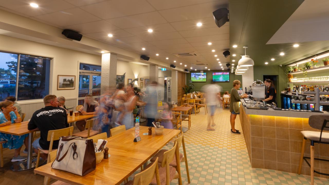 The new beach bar and terrace, as well new open-air street dining, reopened just before Christmas. Picture: Contributed