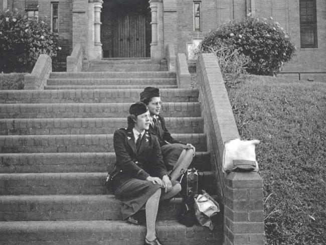 American troops commandeered the school in 1942 for use as a hospital.