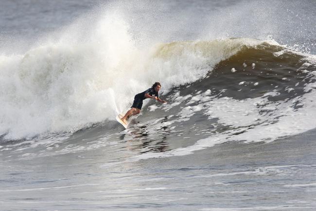 Alexandra Headland gets good lefts and rights for longboarders and shortbaorders alike. Picture: Nicholas Falconer