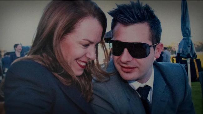 Melissa Caddick and Anthony Koletti. Picture: Supplied via 7News