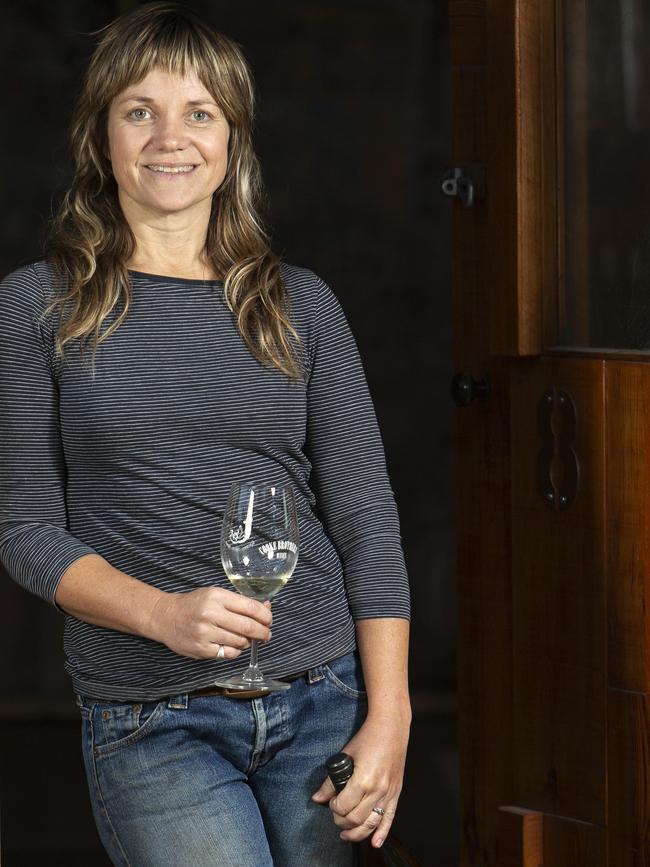 Winemaker Charlotte Hardy from Charlotte Dalton Wines. Picture: Emma Brasier