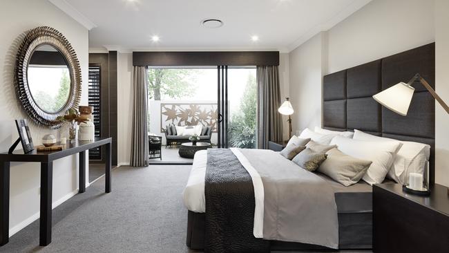 The spacious master bedroom features an en suite.