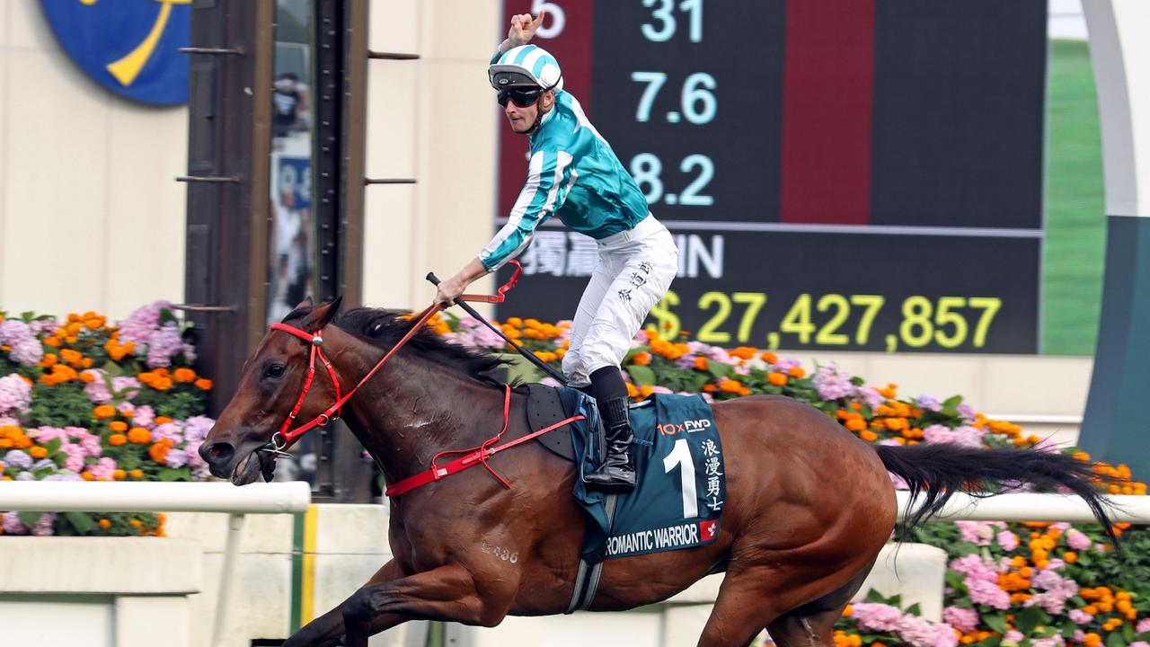 Hong Kong supertsar Romantic Warrior will run in the Cox Plate.