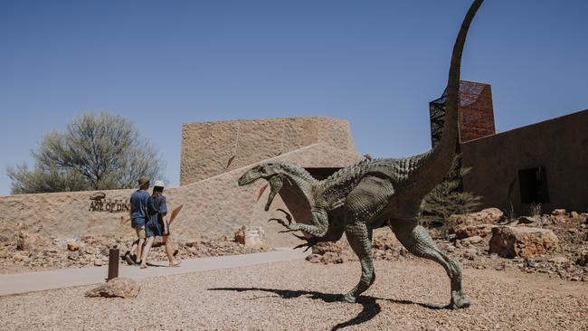 Australian Age of Dinosaurs, Winton, boasts the world's largest collection of Australian dinosaur fossils. Picture: Tourism Queensland