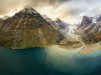 Prince Christian Sound in South Greenland