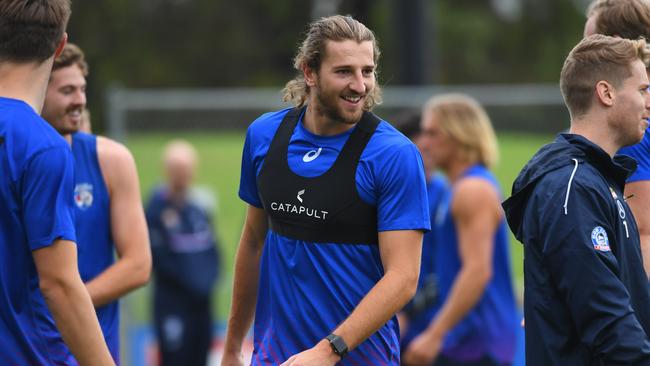 Marcus Bontempelli went big against North Melbourne in week one. Picture: James Ross/AAP