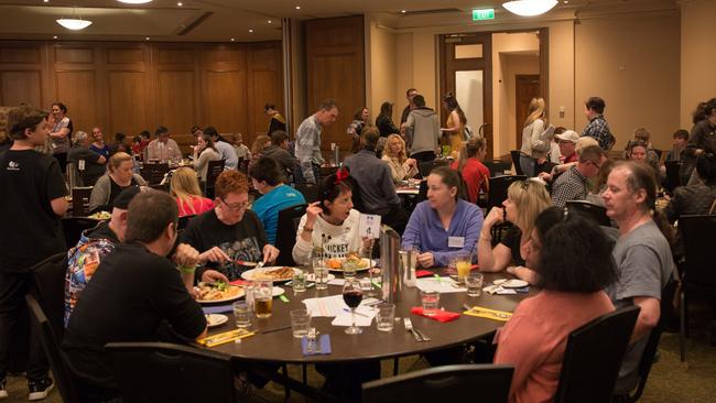 A social group for teenagers with autism regularly fills a function room at Club Kilsyth. Picture: Madeline McCarty