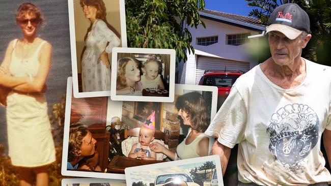 Fading family snapshots of Bronwyn Winfield, who disappeared from home in Lennox Head on the NSW far north coast in 1993, where she lived with her husband Jon, right.