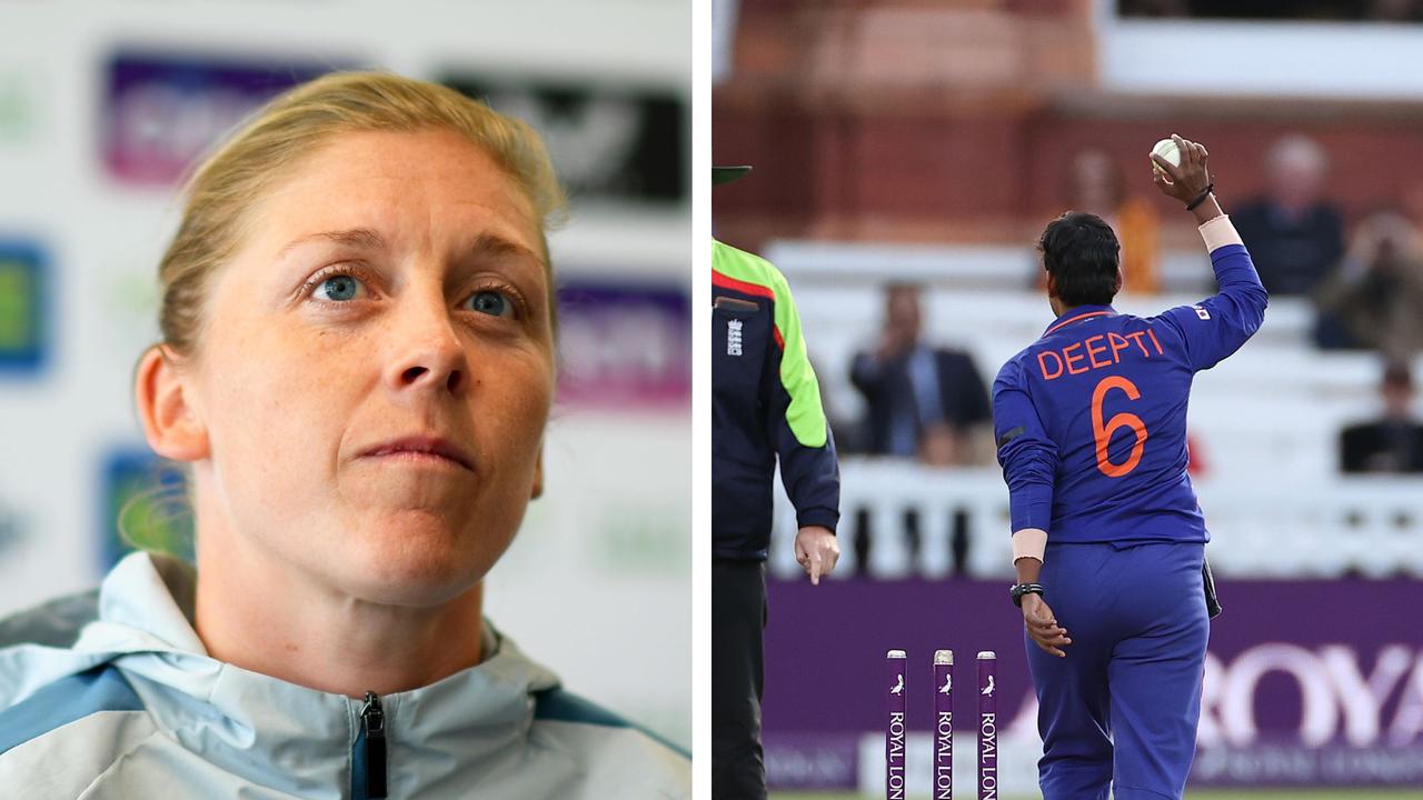 England skipper Heather Knight has accused India of "lying". Photo: Getty Images