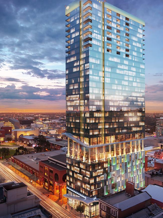 The Sofitel group will anchor the Currie Street hotel and apartment tower with construction imminent.