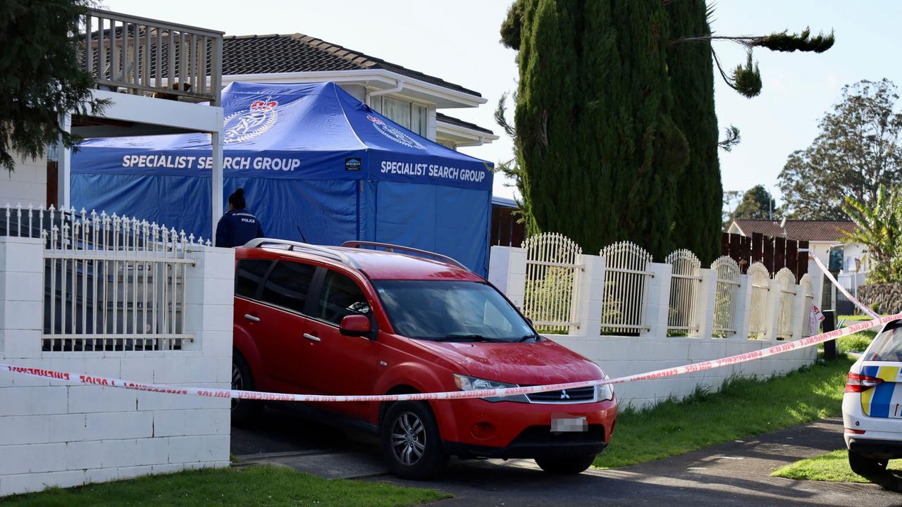 The family has fled the property to avoid media attention. Picture: Jed Bradley/NZ Herald