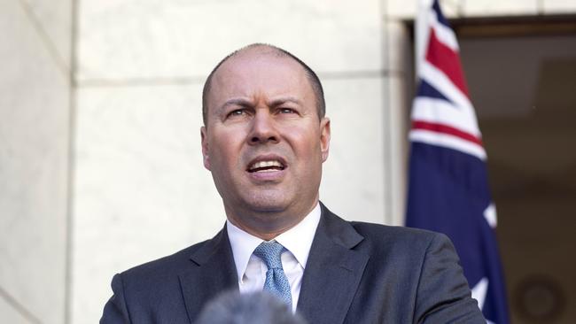 Treasurer Josh Frydenberg. Picture: Gary Ramage