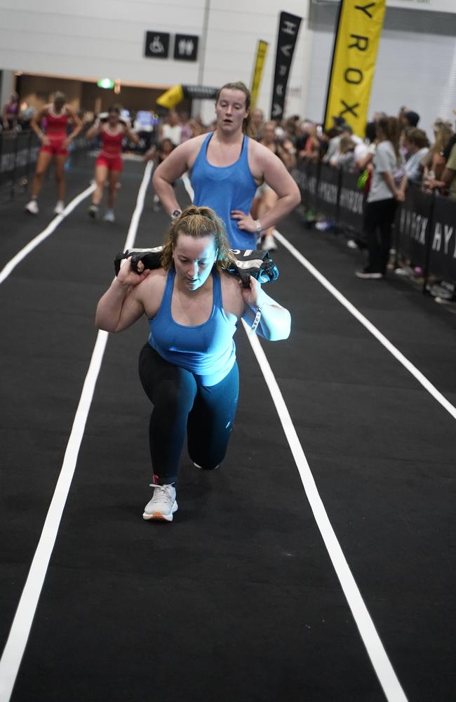 10000 athletes put their fitness to the test in a massive Hyrox competition this weekend (14-15 Dec) at Melbourne Exhibition and Convention Centre. Picture Valeriu Campan