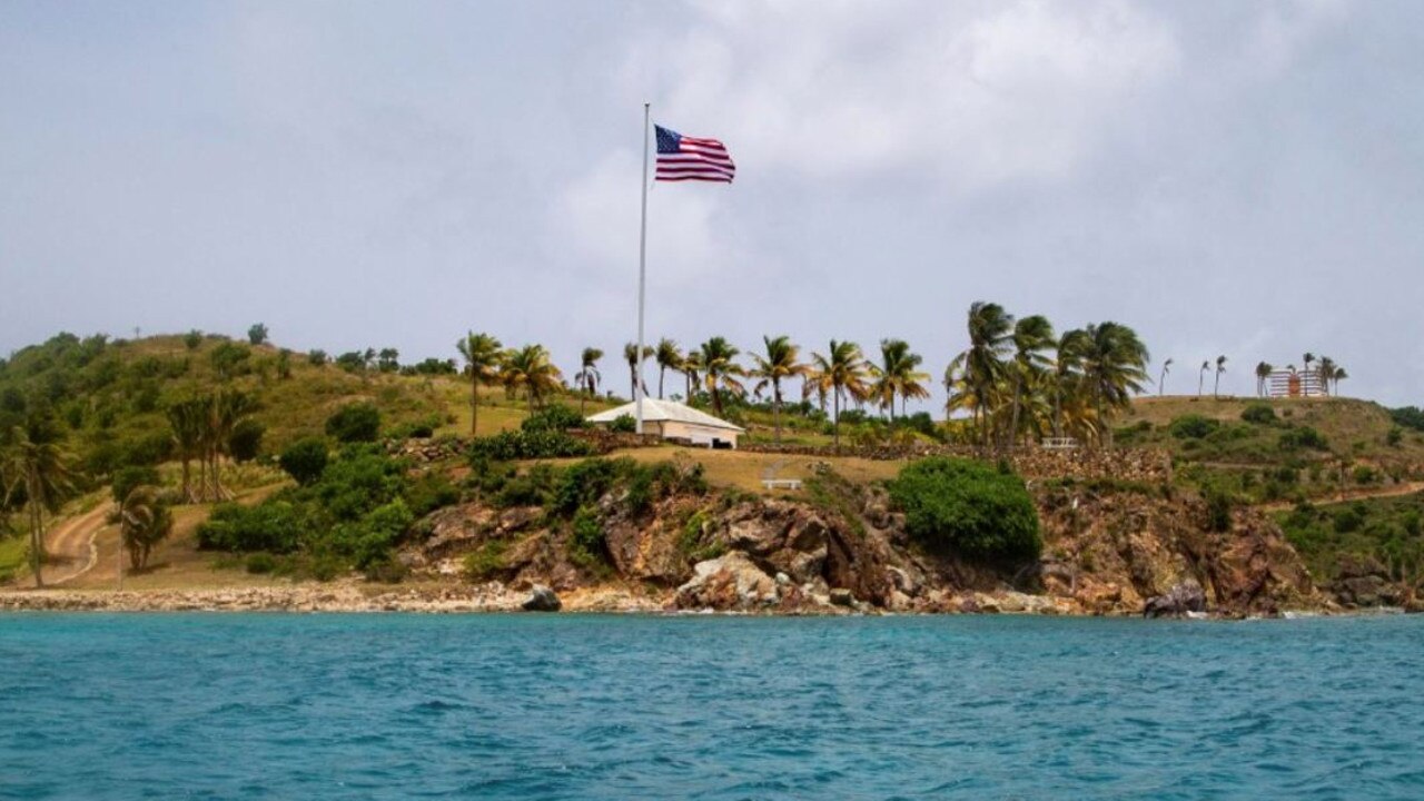 Little St. James Island, in the US Virgin Islands, a property owned by Jeffrey Epstein. Picture: AP Photo/Gianfranco Gaglione