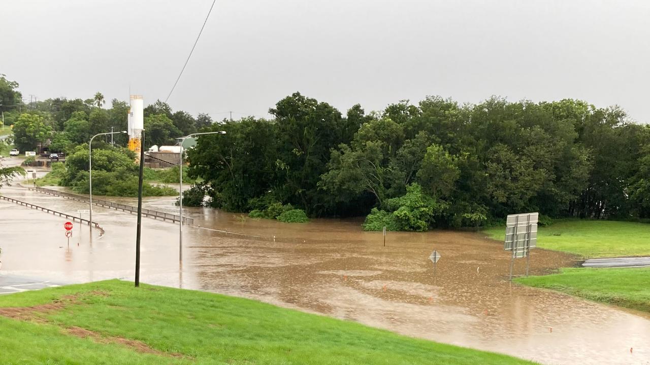 All of Gympie’s major bridges were cut by the rising floodwaters by Friday afternoon, isolating the city from the southeast.