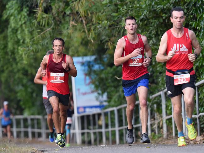 City2Surf 2017. (140) Paulo DeJesus, (597) Shane Rudken and (243) Graham Hand. PICTURE: Patrina Malone