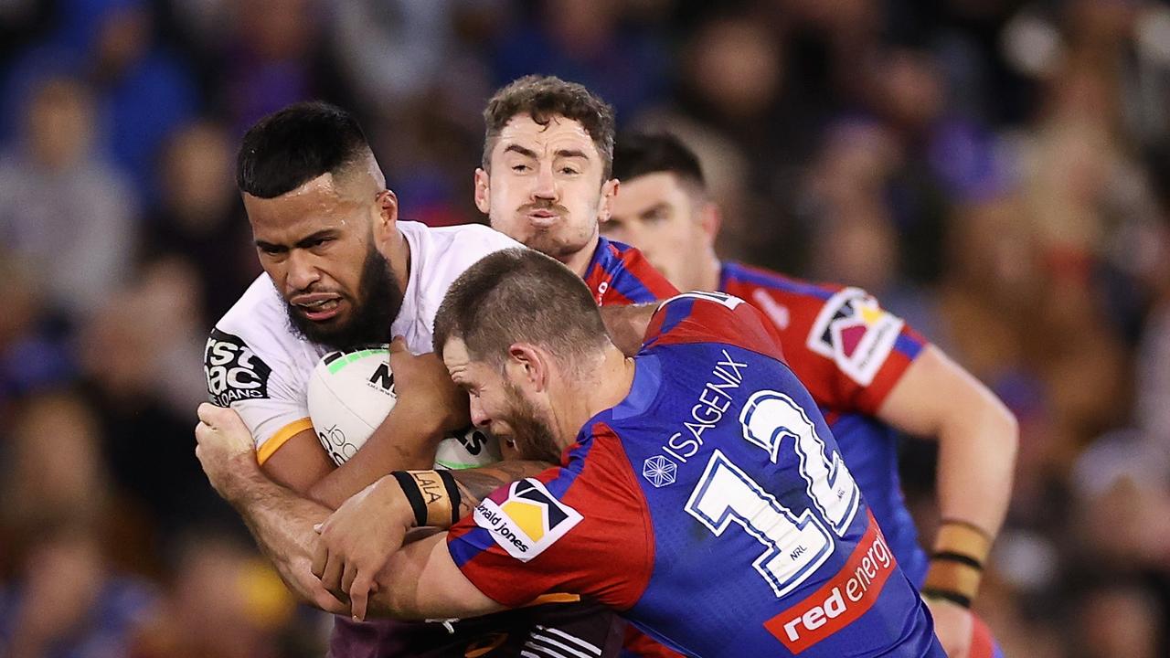 Bennett says he’s happy with the Dolphins forward pack and is looking at filling other positions. Picture: Getty Images.