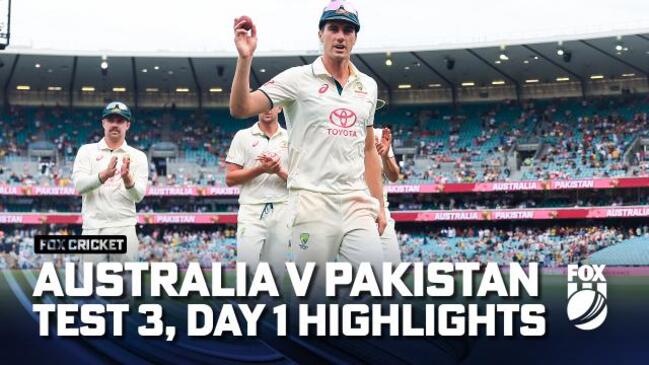 Australia v Pakistan T3 Day 1 Highlights