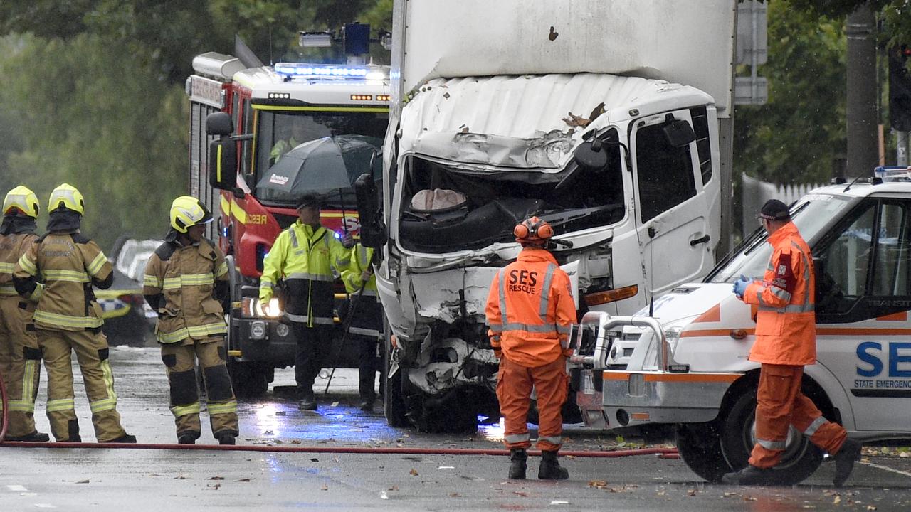 Man charged over horror Footscray truck crash