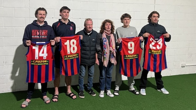 Alan and Charlene Barnes with their sons, Clayton, Justin, Tyson and Mitchell.