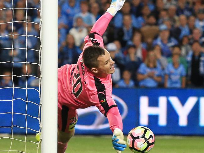 Danny Vukovic was one of the Sydney heroes with his penalty saves.