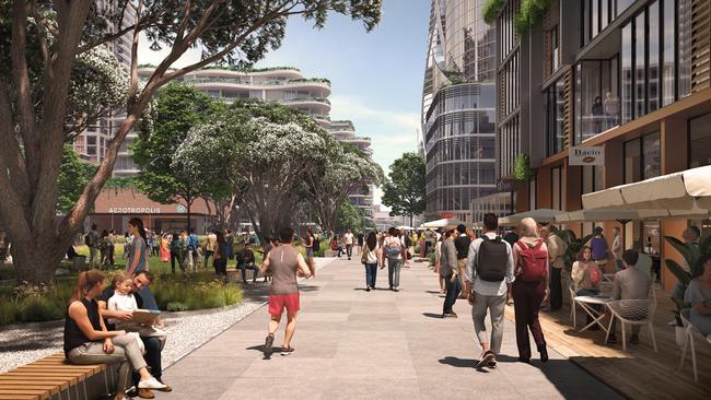 The new Bradfield City Centre Master Plan was released on Monday. Picture: Supplied ,