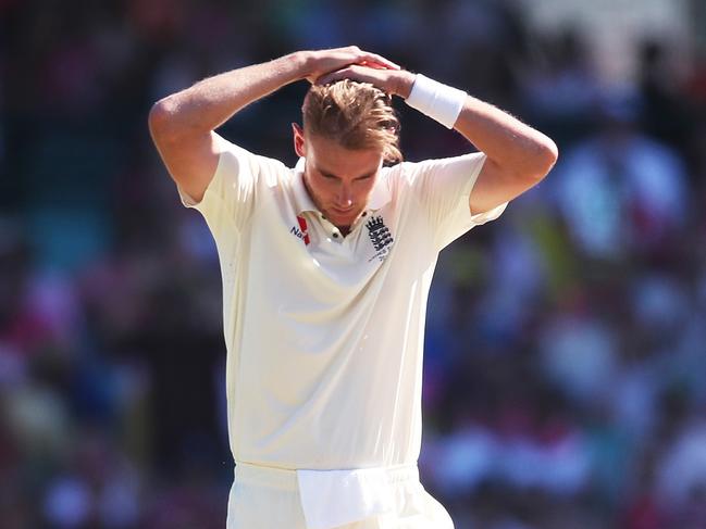 Stuart Broad will be leading a weakened England bowling attack in the first Ashes Test. Picture: Phil Hillyard