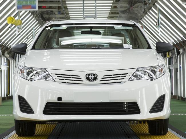 Toyota Camry factory export. Photo: Supplied