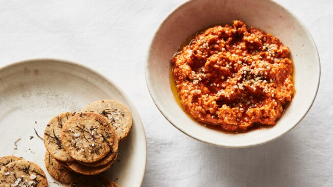 Roasted Capsicum Walnut Dip