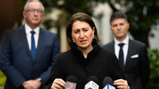 NSW Premier Gladys Berejiklian is allowing pubs and restaurants reopen next month with up to 50 patrons. Picture: AAP/Bianca De Marchi