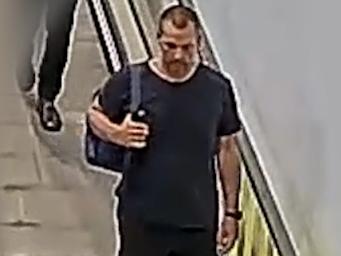 Police have tracked down and released CCTV of the mystery man whose body was was found in a Sunshine Coast river. Picture - QLD Police.