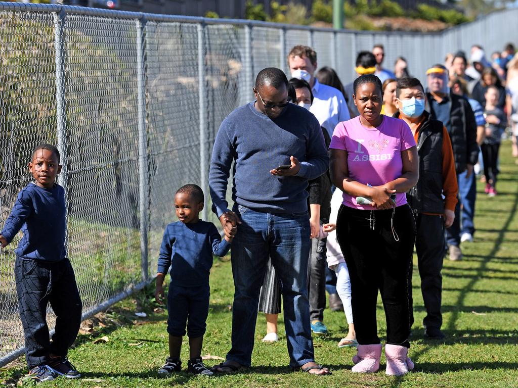 The Queensland cases have sparked a surge in testing in the state. Picture: AAP Image/Dan Peled