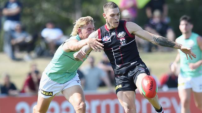 Start making plans to trade Matt Parker after his score of 30 against Collingwood. Picture: Lawrence Pinder.