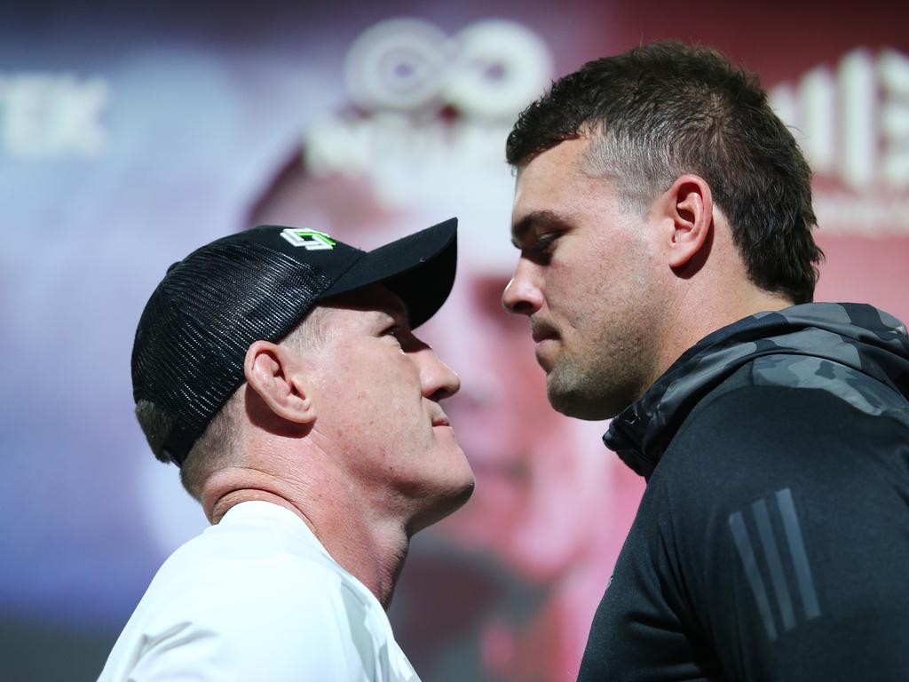 Paul Gallen vs Mark Hunt fight press conference