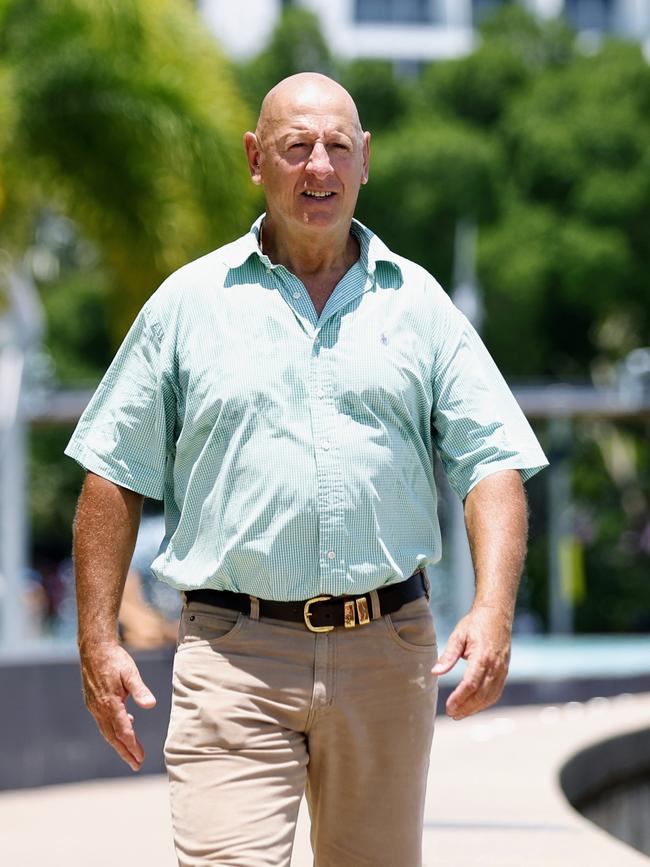 After the endorsement of former mayor Kevin Byrne, and a recent poll that shows crime is the most important issue to Cairns voters by far, Mr Taylor is well placed in the mayoral race. Picture: Brendan Radke