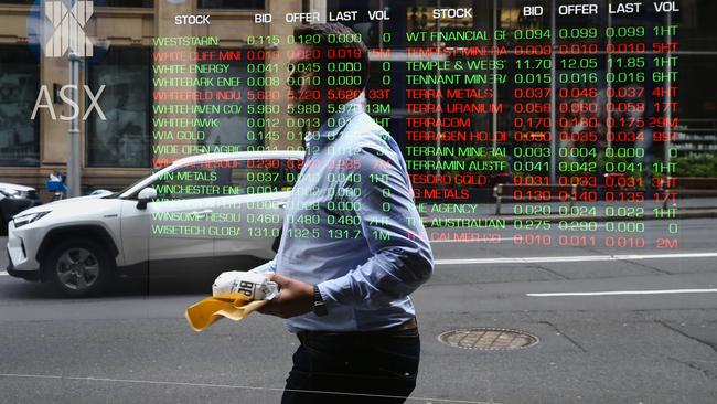 SYDNEY, AUSTRALIA : NewsWire Photos - SEPTEMBER 30 2024 ; A general view of the digital boards at the ASX in Sydney. Picture: NewsWire / Gaye Gerard