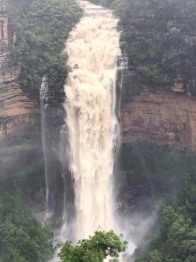 The Blue Mountains have received falls of 50-100mm already during this event. Picture: Scenic World Blue Mountains