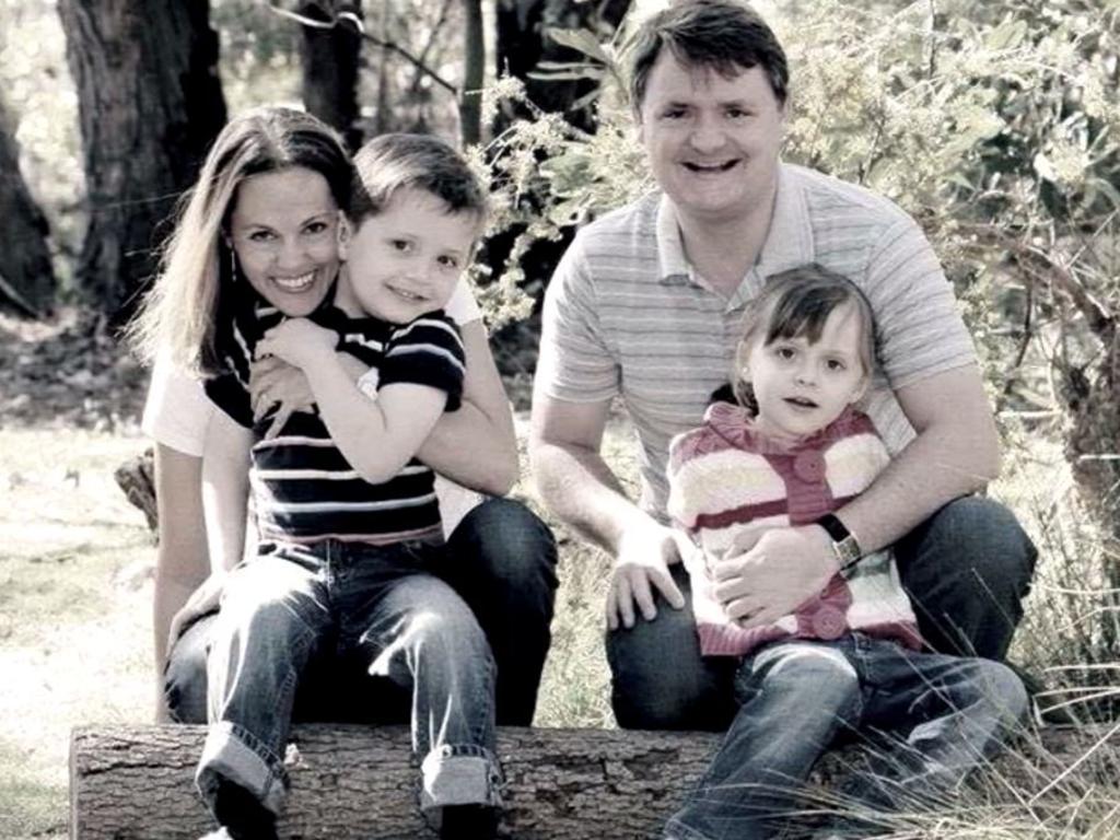 The Manrique-Lutz family: Maria, Martin, Fernando and Martin.