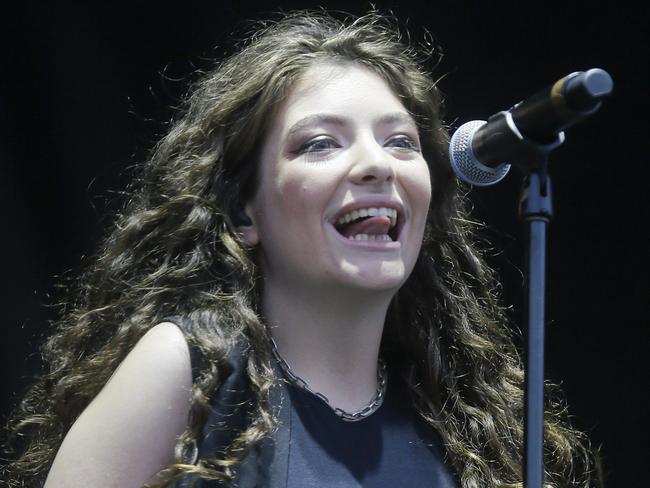 Listed ... Lorde also made the list. Picture: Jack Plunkett/Invision/AP