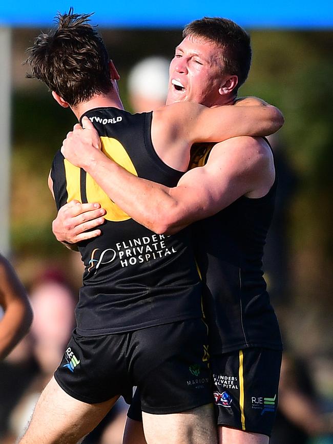 Luke Reynolds bounced back with five goals in the preliminary final. Picture: Mark Brake/Getty Images