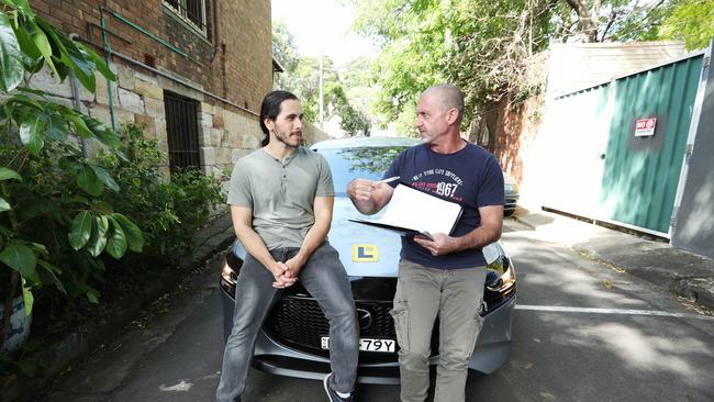 Learner Adrian Masiello and instructor Henry Naser. Picture: John Feder