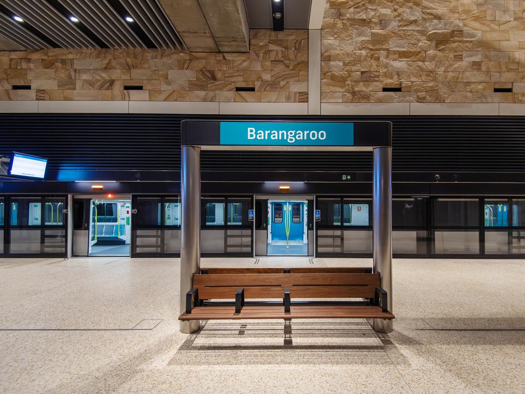 A trip from North Sydney to Barangaroo will take three minutes. Supplied.