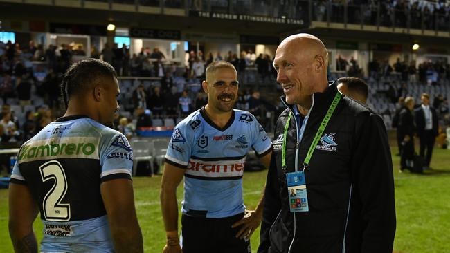 Some critics questioned the decision by Cronulla CEO Dino Mezzatesta to sack John Morris and appoint rookie coach Craig Fitzgibbon last year. Credit: NRL Images.