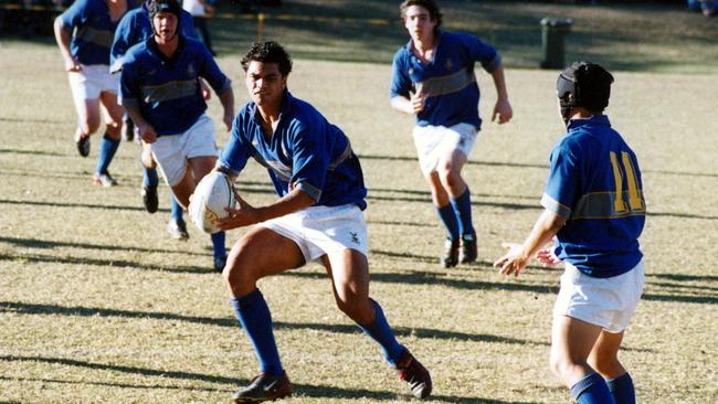 Karmichael Hunt in action for Churchie.